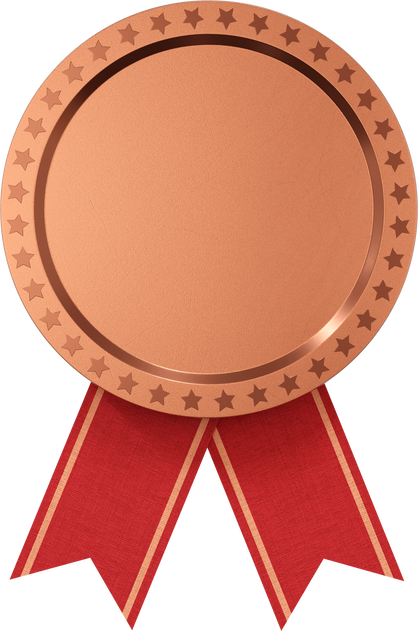 Bronze Medal with Ribbon